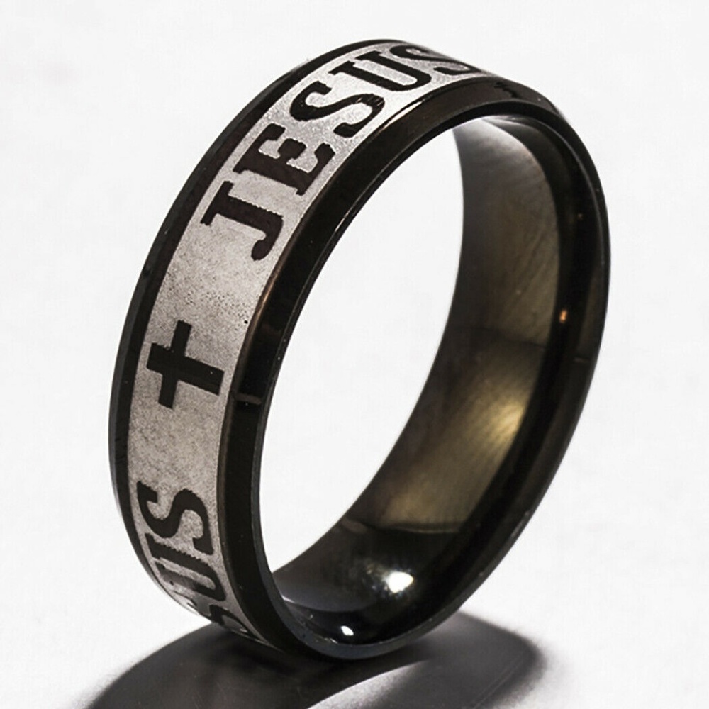 Jesus, Cross Ring